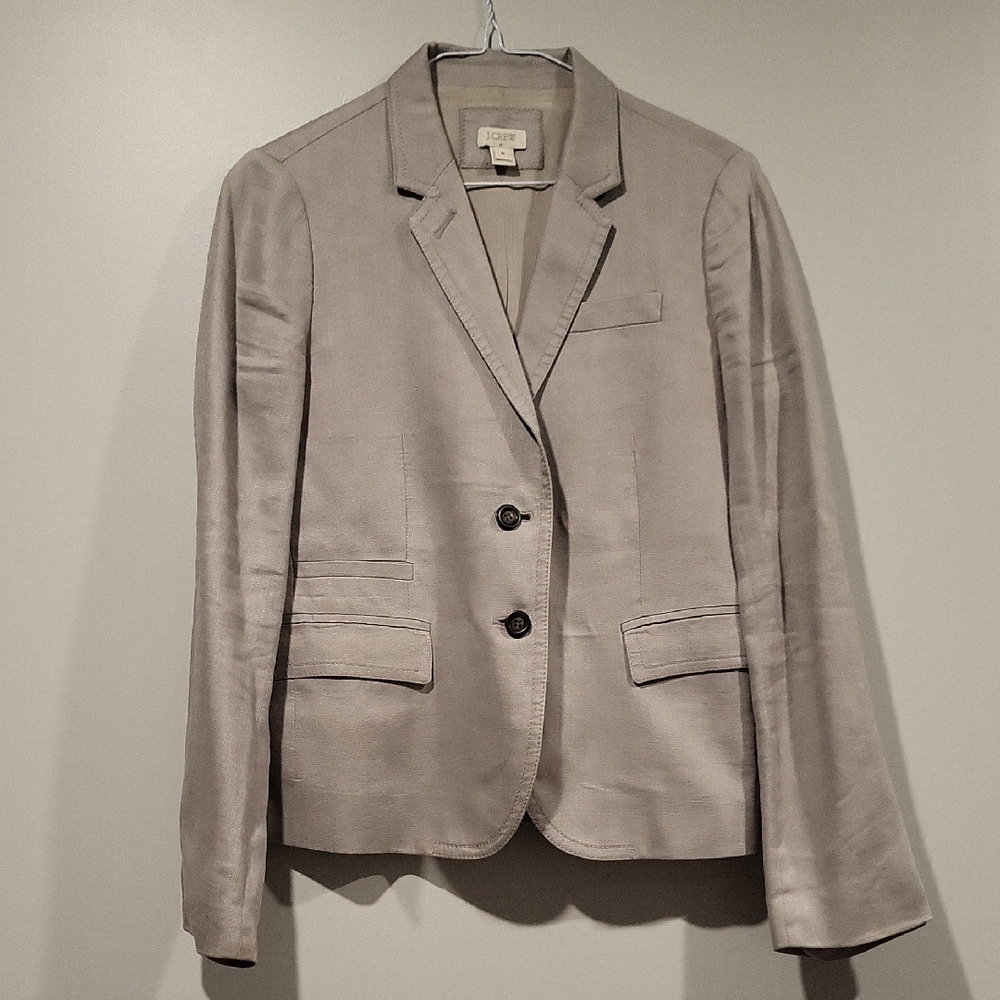 J. Crew Light Gray Tailored Women's Blazer